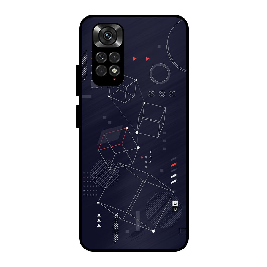 Royal Abstract Shapes Metal Back Case for Redmi Note 11 Pro Plus 5G