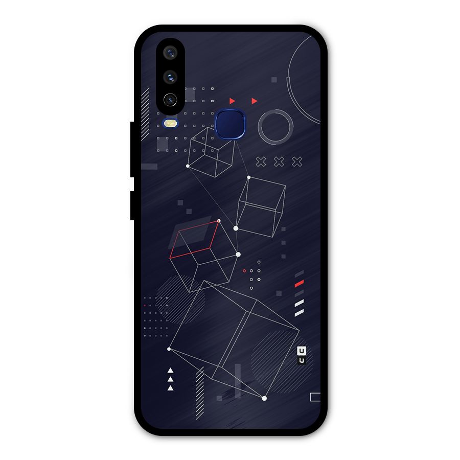Royal Abstract Shapes Metal Back Case for Vivo U10