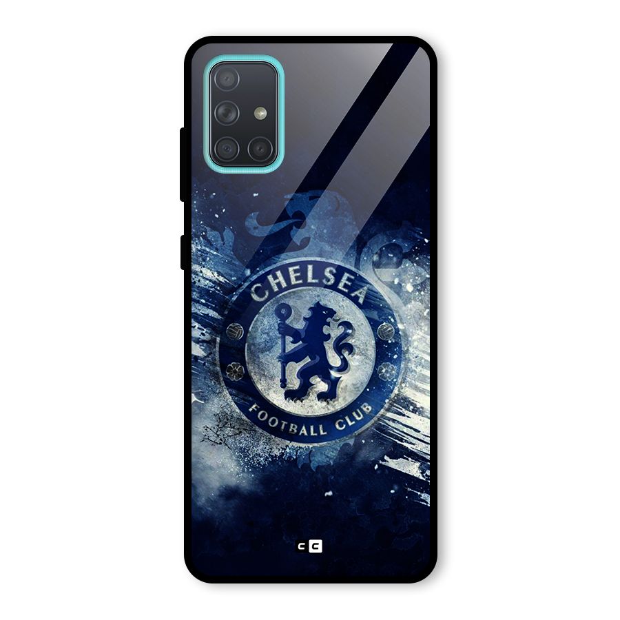 Royal Blues Squad Glass Back Case for Galaxy A71