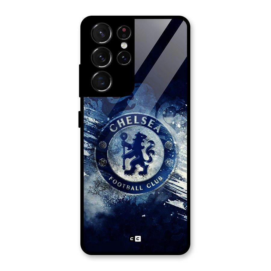 Royal Blues Squad Glass Back Case for Galaxy S21 Ultra 5G