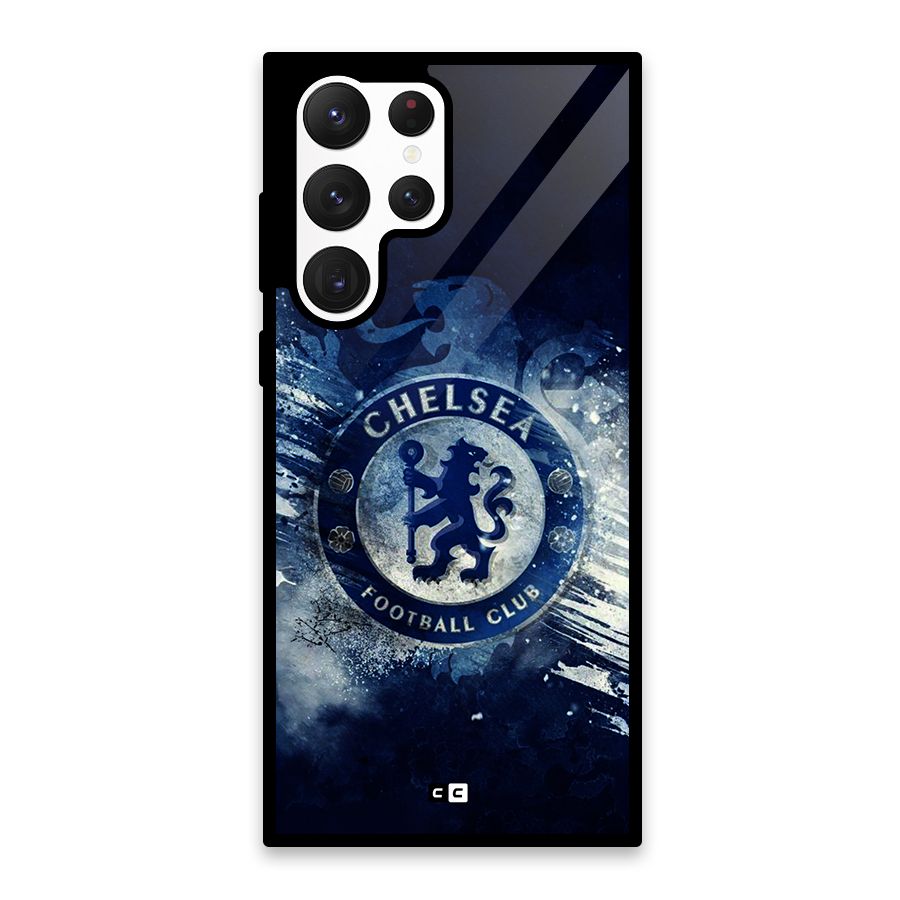 Royal Blues Squad Glass Back Case for Galaxy S22 Ultra 5G