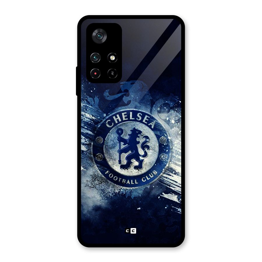 Royal Blues Squad Glass Back Case for Poco M4 Pro 5G