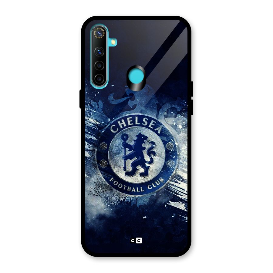 Royal Blues Squad Glass Back Case for Realme 5i