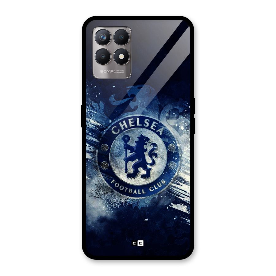 Royal Blues Squad Glass Back Case for Realme 8i