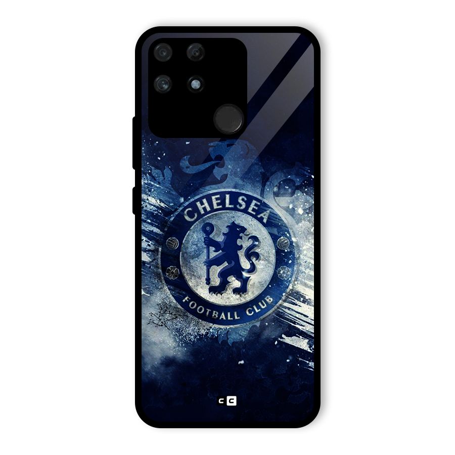 Royal Blues Squad Glass Back Case for Realme Narzo 50A
