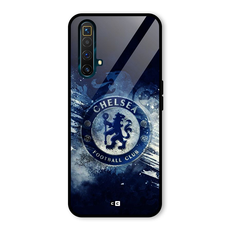 Royal Blues Squad Glass Back Case for Realme X3