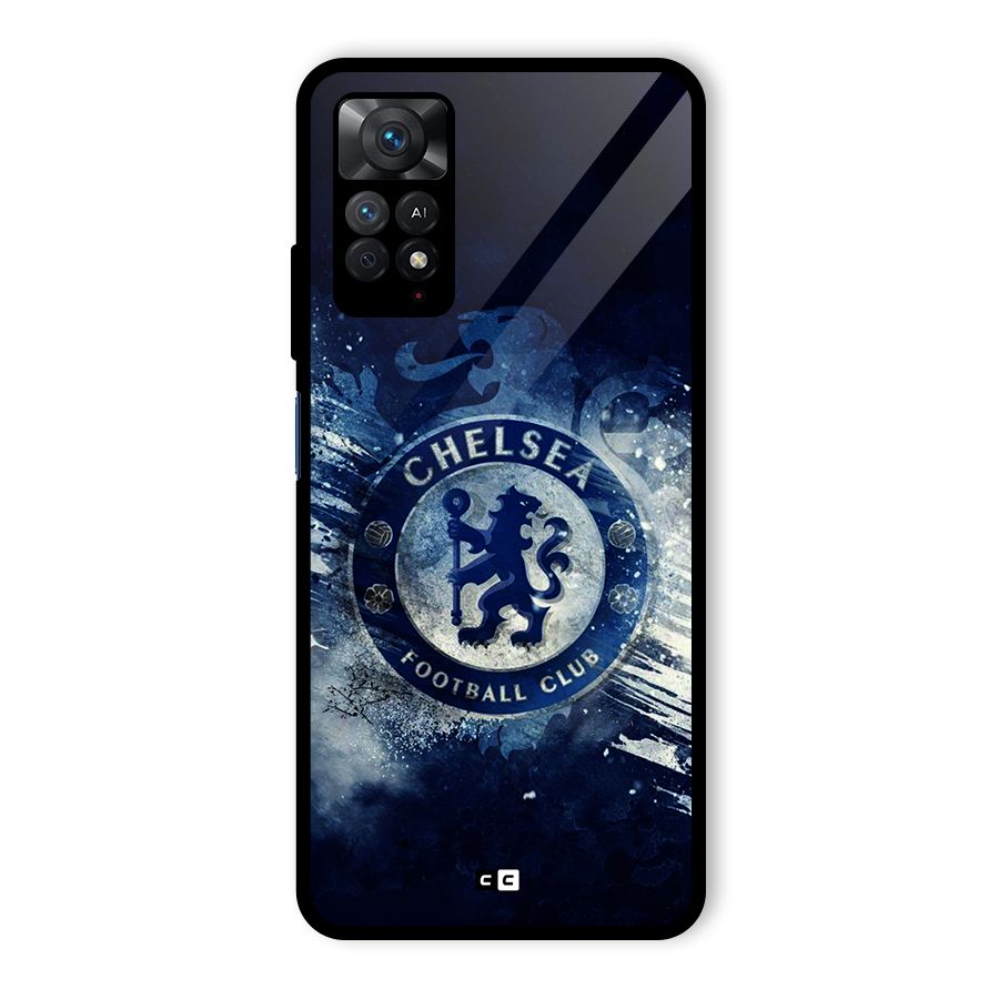 Royal Blues Squad Glass Back Case for Redmi Note 11 Pro