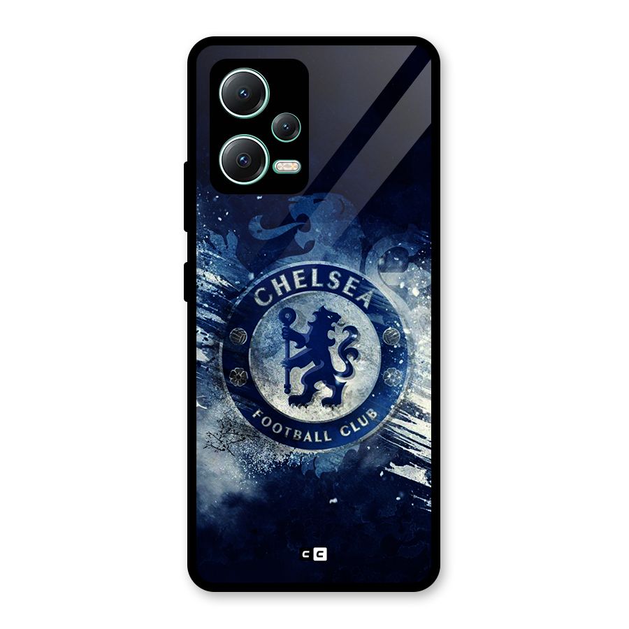 Royal Blues Squad Glass Back Case for Redmi Note 12 5G