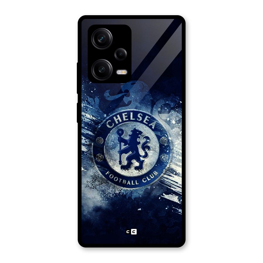 Royal Blues Squad Glass Back Case for Redmi Note 12 Pro