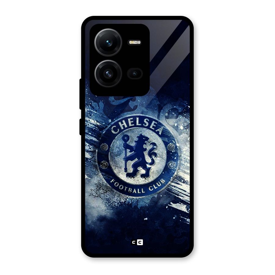 Royal Blues Squad Glass Back Case for Vivo V25