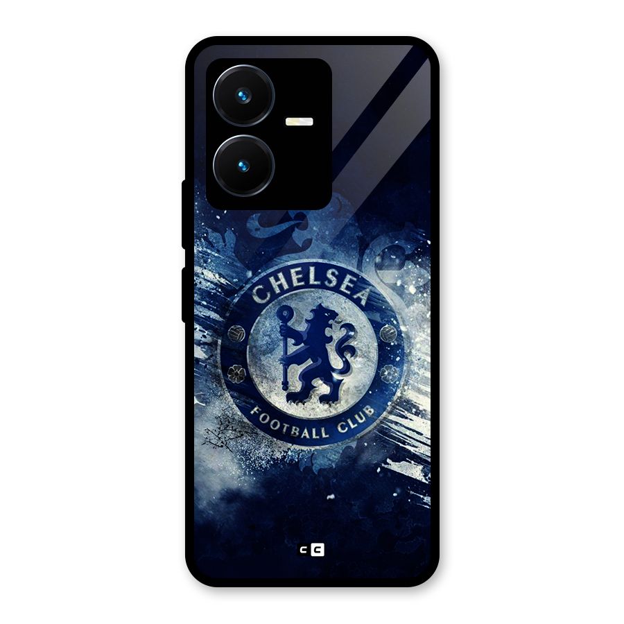 Royal Blues Squad Glass Back Case for Vivo Y22s