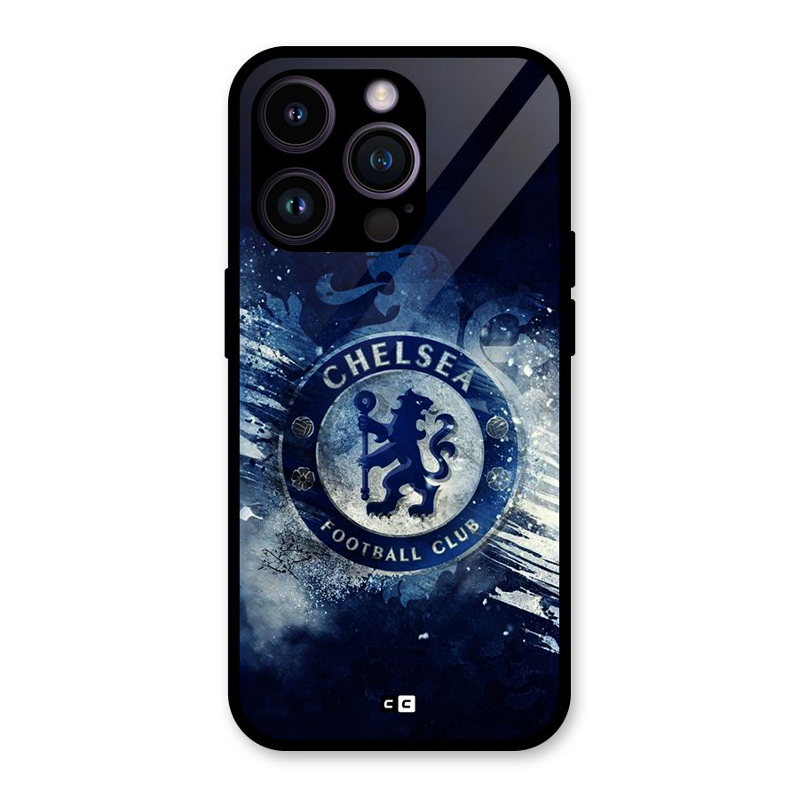 Royal Blues Squad Glass Back Case for iPhone 14 Pro