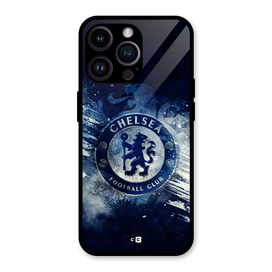 Royal Blues Squad Glass Back Case for iPhone 14 Pro Max
