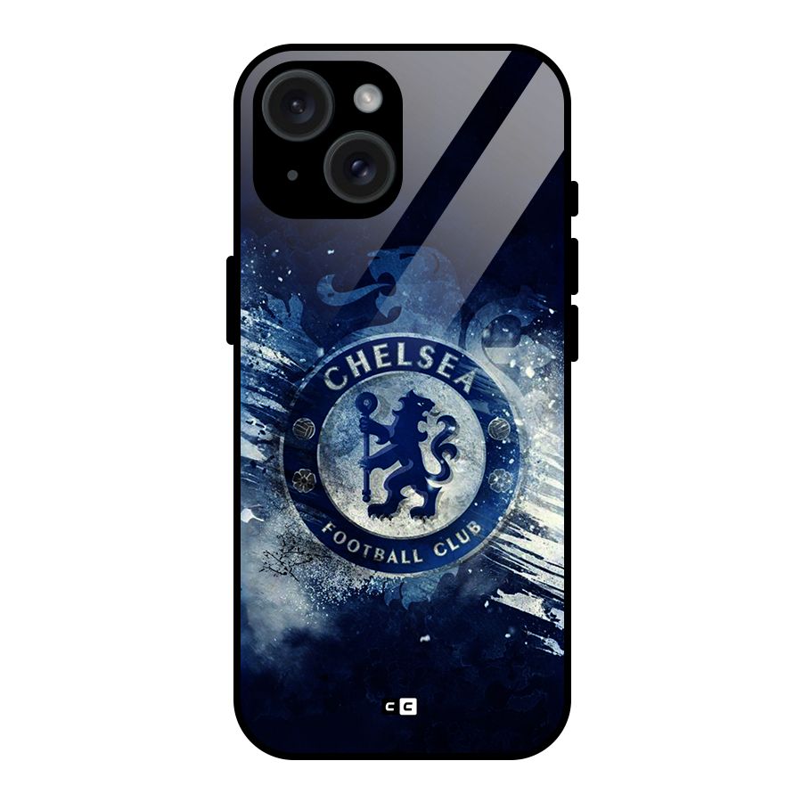 Royal Blues Squad Glass Back Case for iPhone 15