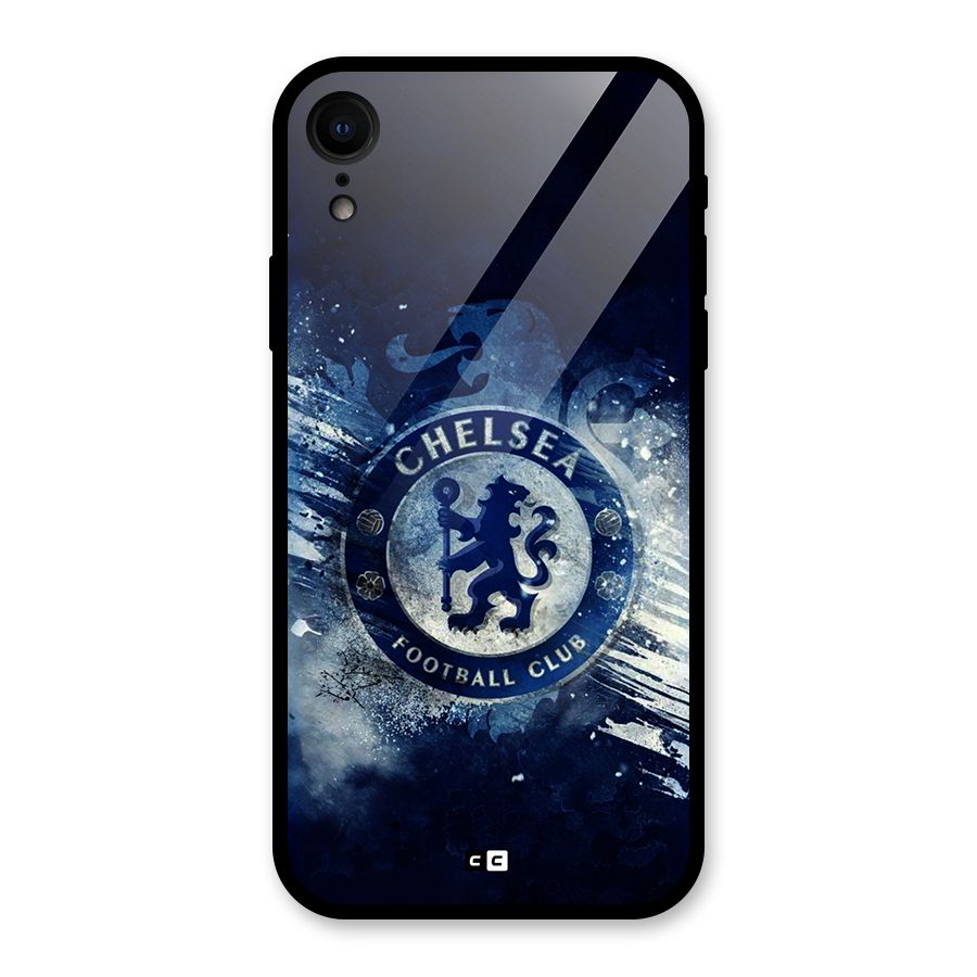 Royal Blues Squad Glass Back Case for iPhone XR