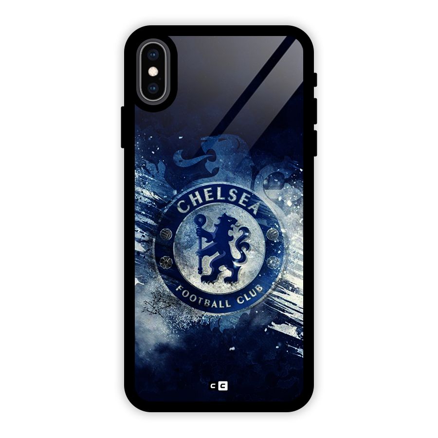 Royal Blues Squad Glass Back Case for iPhone XS Max
