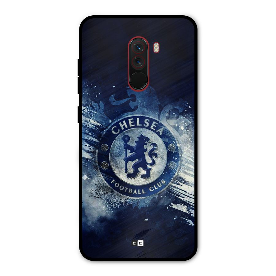 Royal Blues Squad Metal Back Case for Poco F1