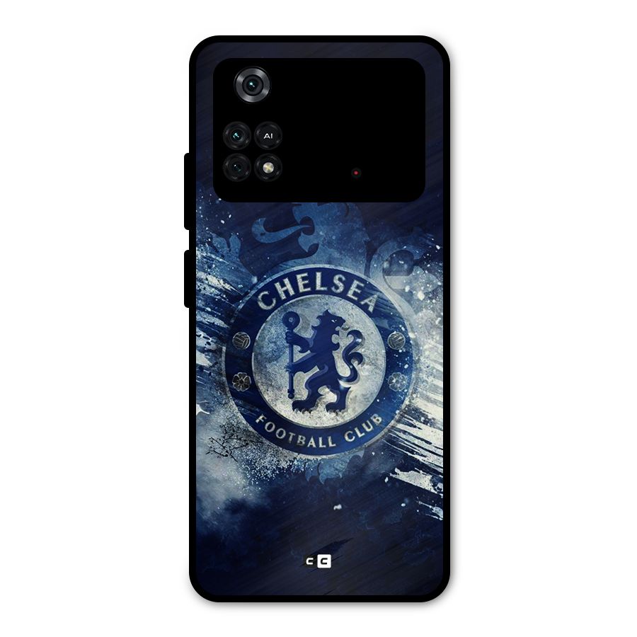 Royal Blues Squad Metal Back Case for Poco M4 Pro 4G