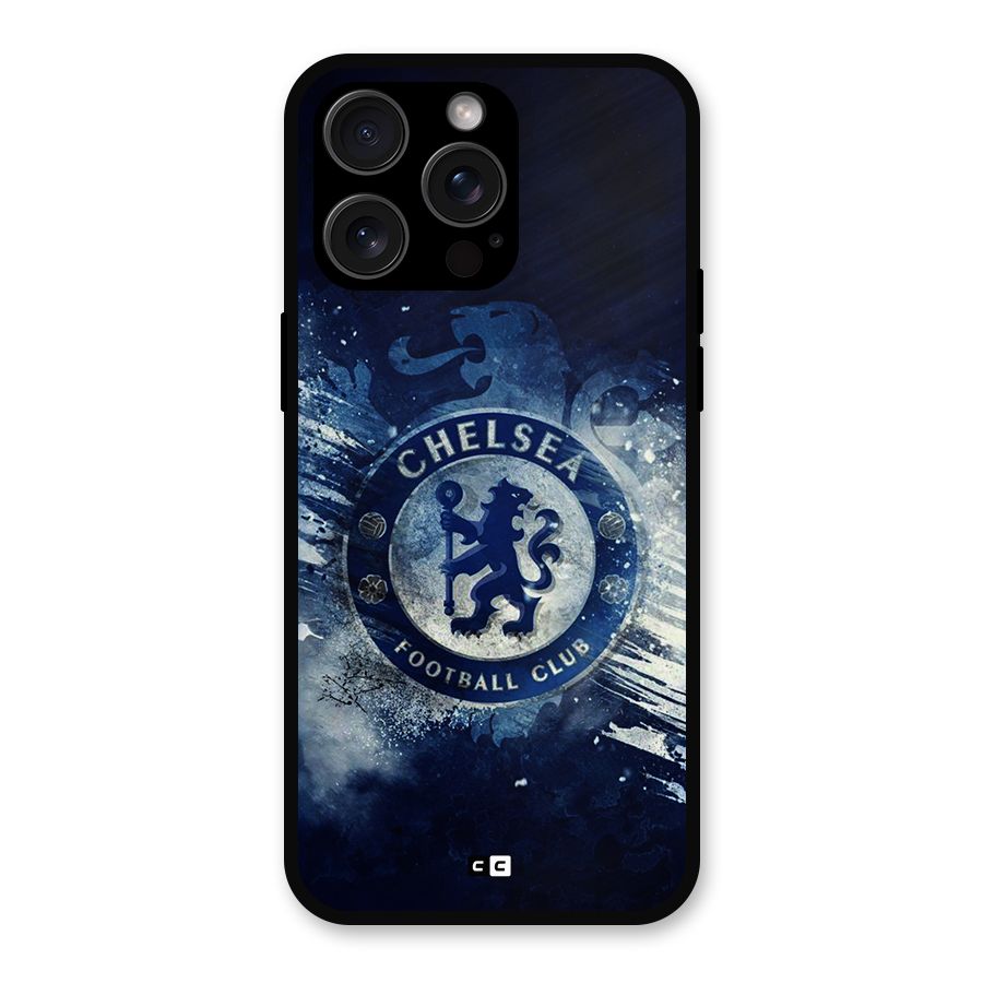 Royal Blues Squad Metal Back Case for iPhone 15 Pro Max
