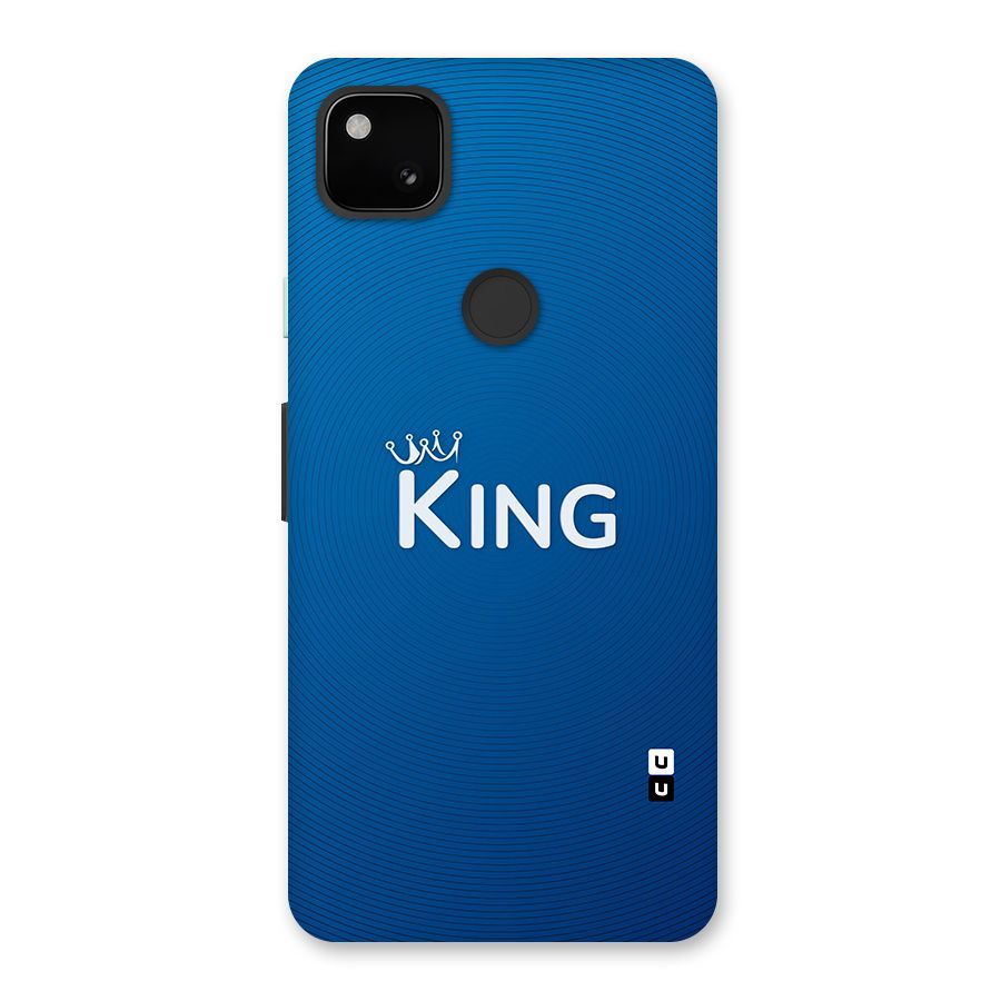 Royal King Glass Back Case for Google Pixel 4a