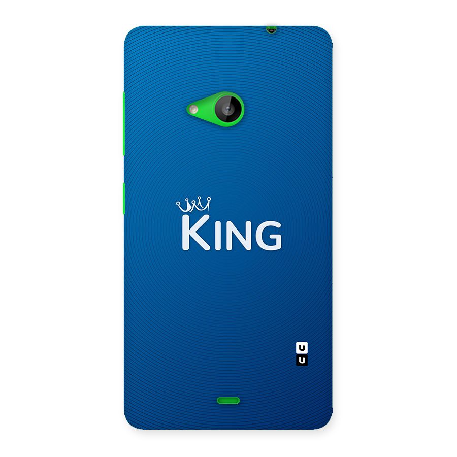 Royal King Back Case for Lumia 535