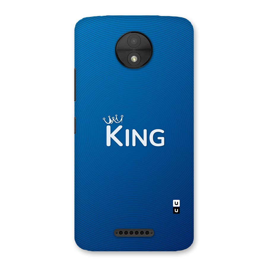 Royal King Back Case for Moto C
