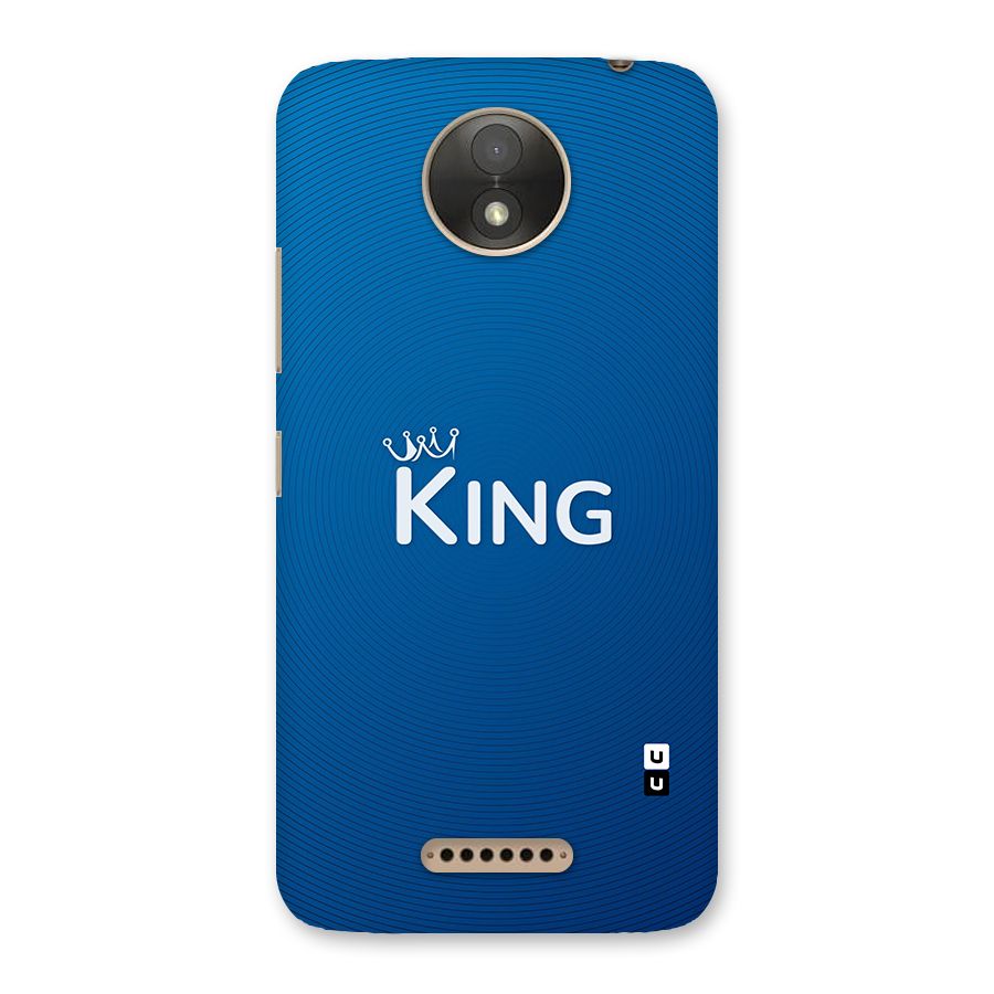 Royal King Back Case for Moto C Plus