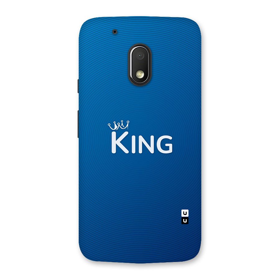 Royal King Back Case for Moto G4 Play