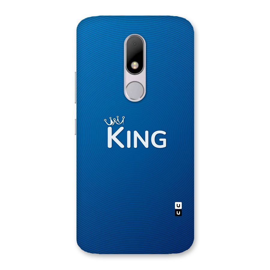 Royal King Back Case for Moto M