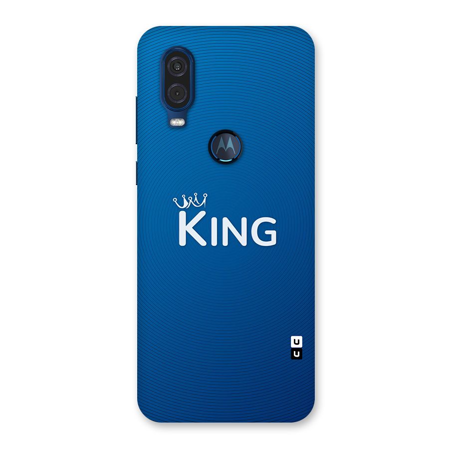 Royal King Back Case for Motorola One Vision