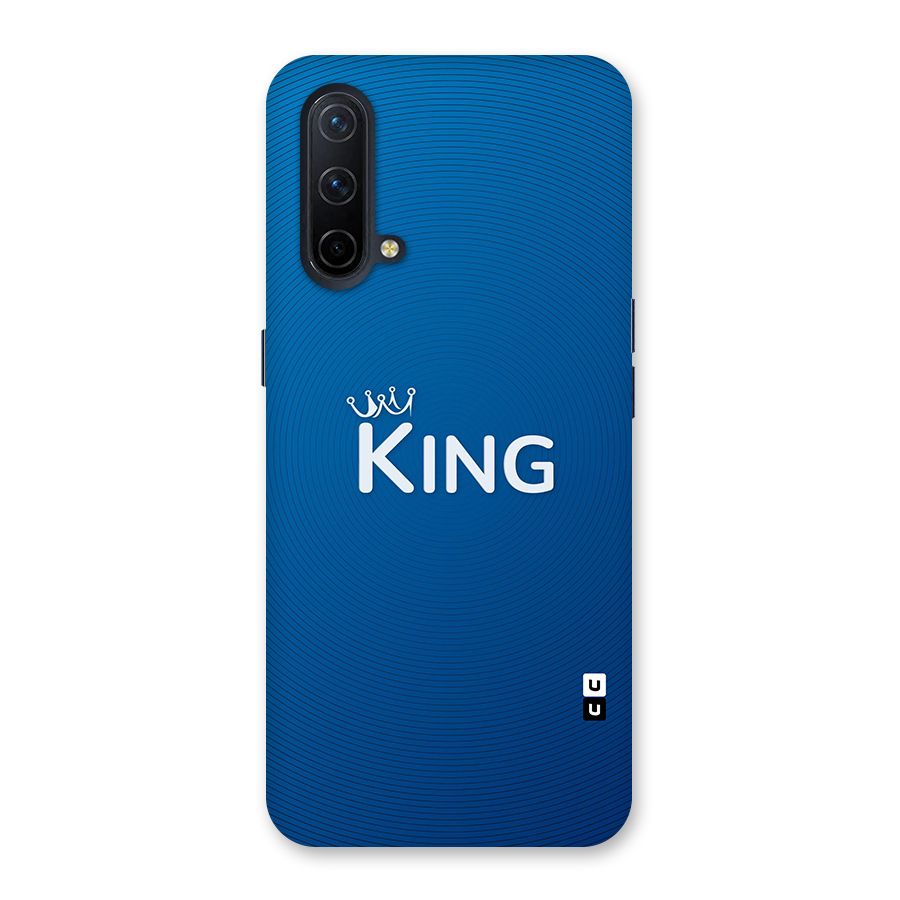 Royal King Glass Back Case for OnePlus Nord CE 5G