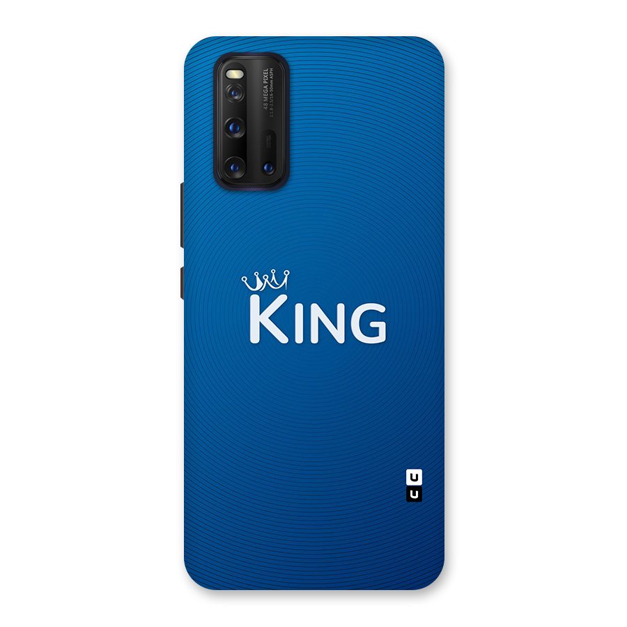 Royal King Glass Back Case for Vivo iQOO 3