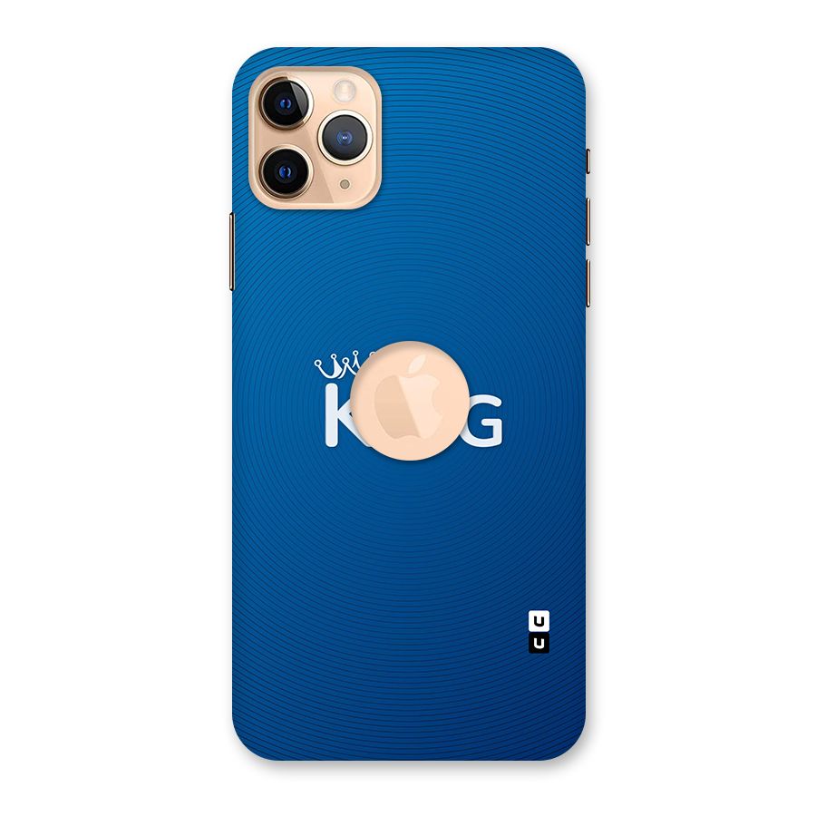 Royal King Back Case for iPhone 11 Pro Max Logo Cut