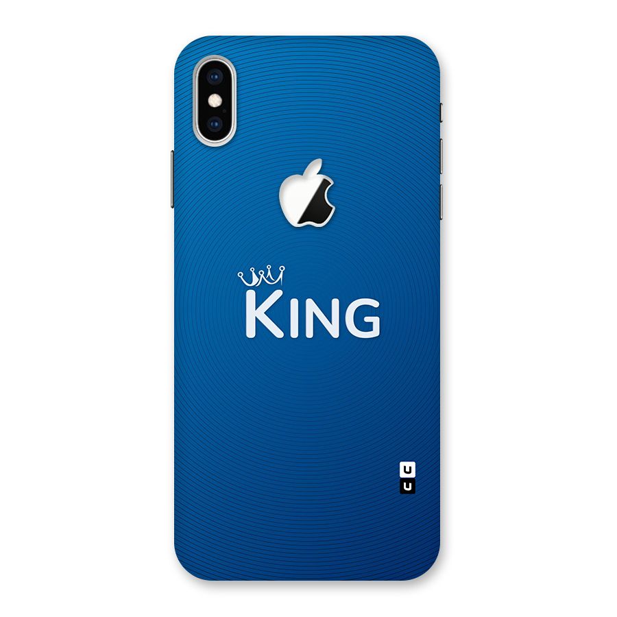Royal King Back Case for iPhone XS Max Apple Cut