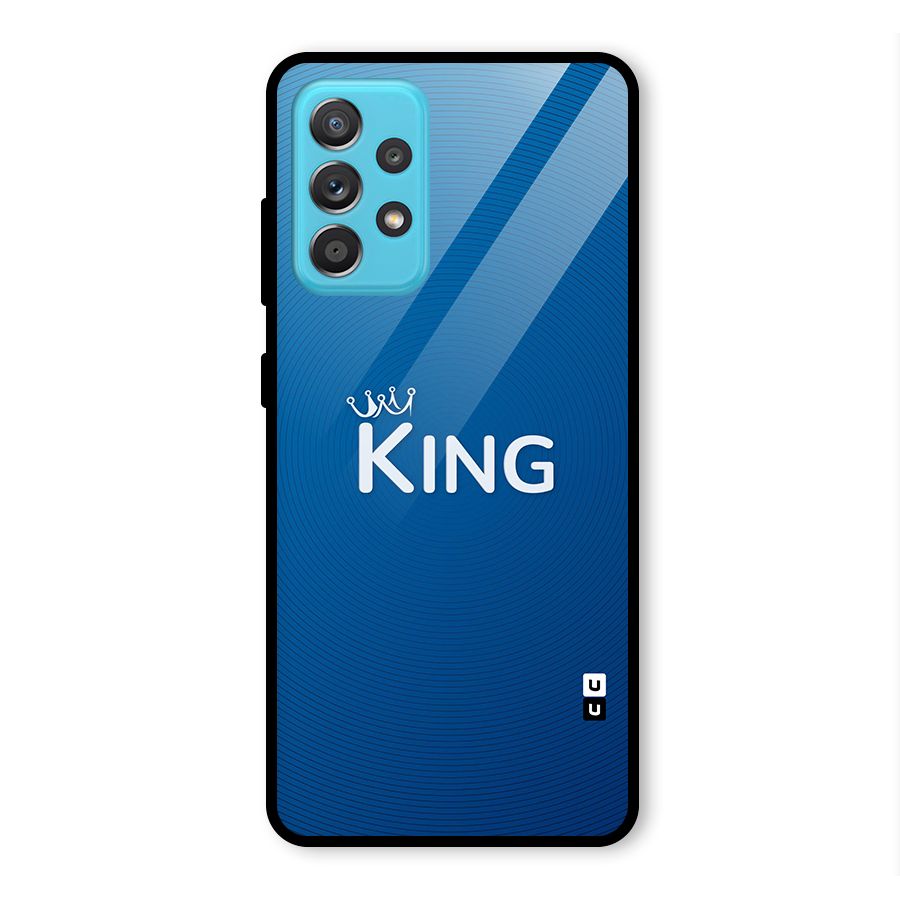Royal King Glass Back Case for Galaxy A52