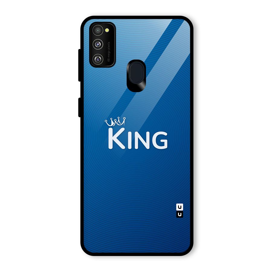 Royal King Glass Back Case for Galaxy M30s