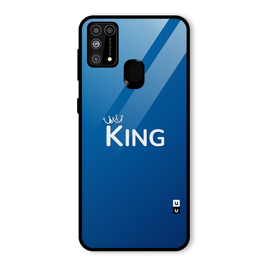 Royal King Glass Back Case for Galaxy M31