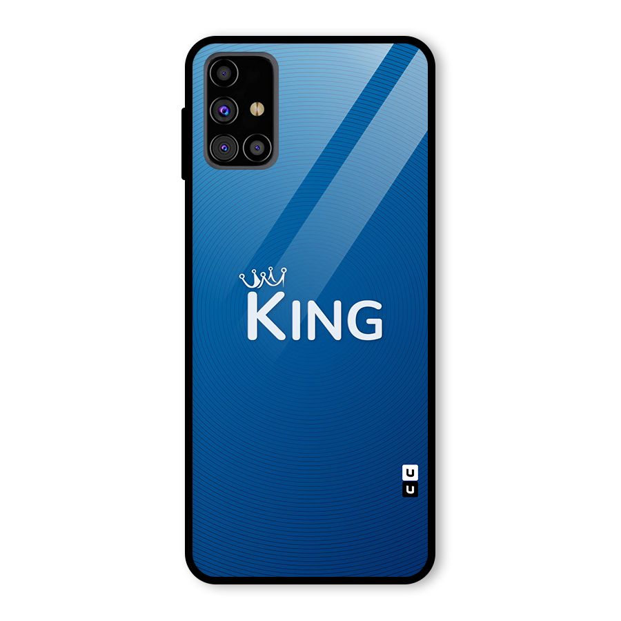 Royal King Glass Back Case for Galaxy M31s