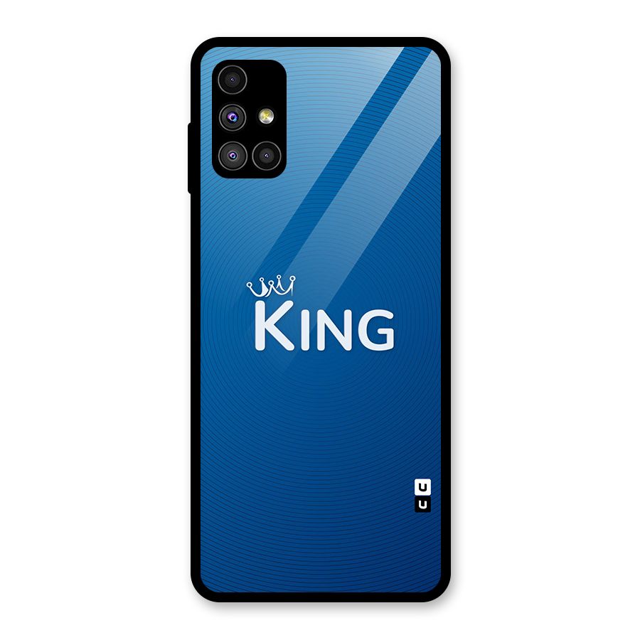Royal King Glass Back Case for Galaxy M51