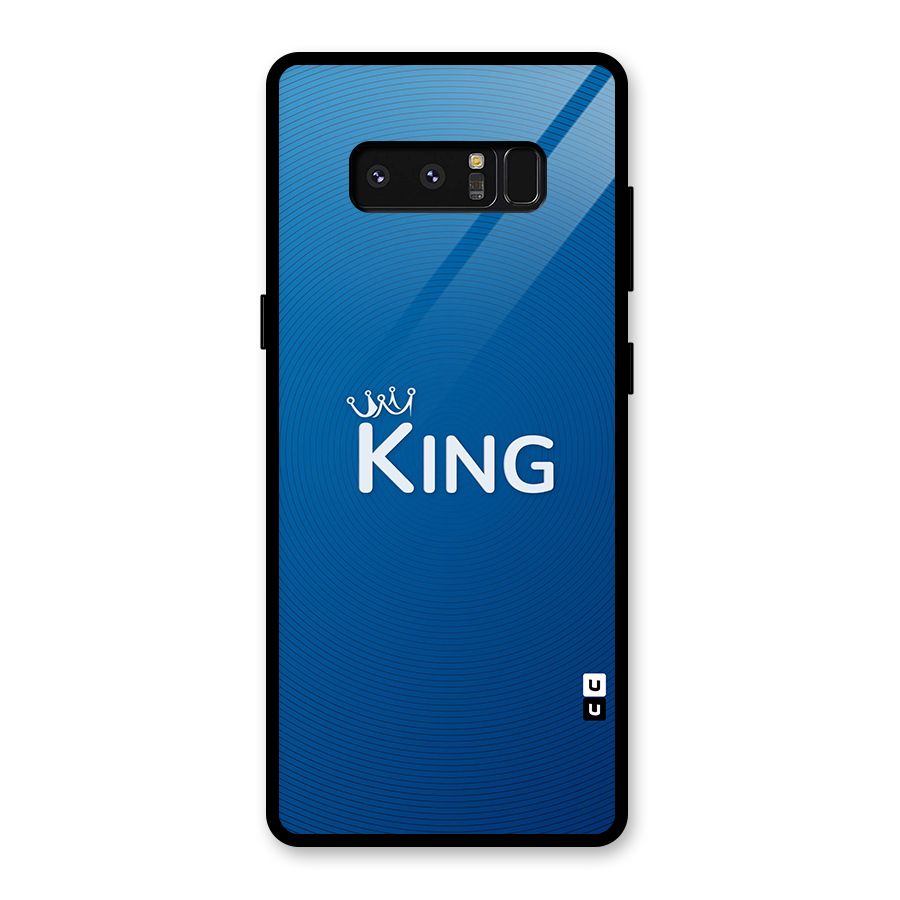 Royal King Glass Back Case for Galaxy Note 8