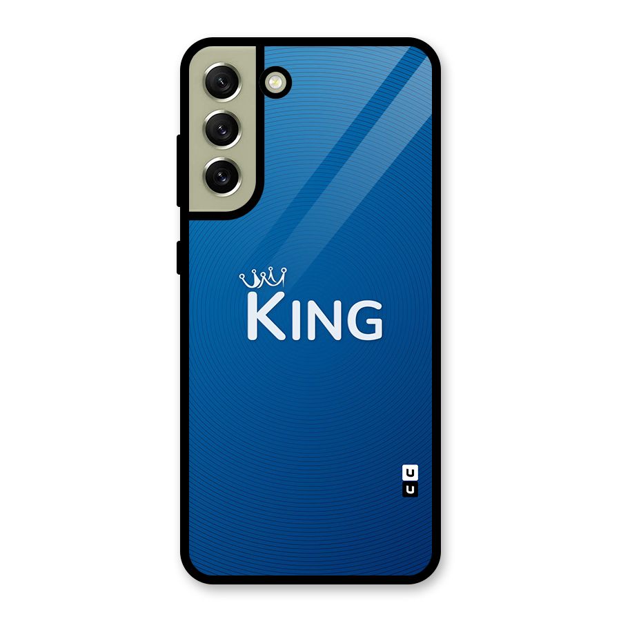 Royal King Glass Back Case for Galaxy S21 FE 5G
