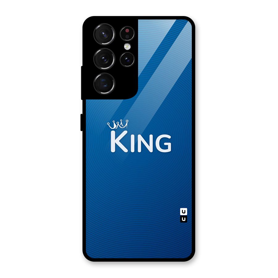 Royal King Glass Back Case for Galaxy S21 Ultra 5G