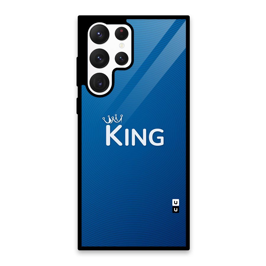 Royal King Glass Back Case for Galaxy S22 Ultra 5G