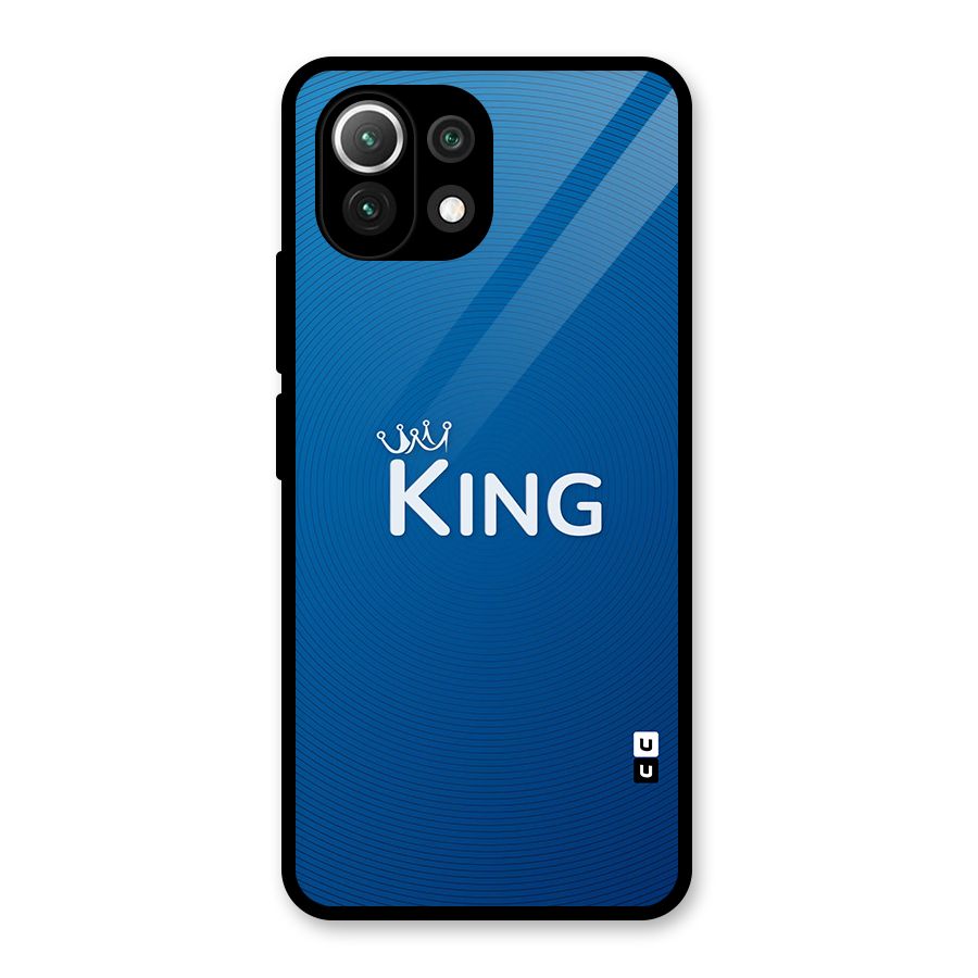 Royal King Glass Back Case for Mi 11 Lite