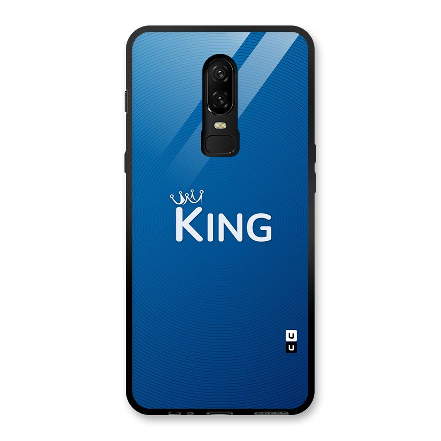 Royal King Glass Back Case for OnePlus 6