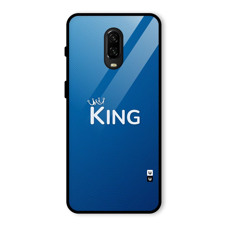 Royal King Glass Back Case for OnePlus 6T