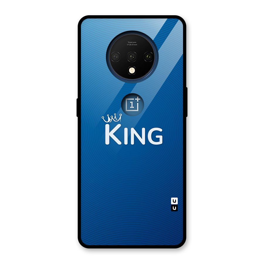 Royal King Glass Back Case for OnePlus 7T