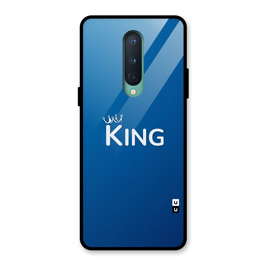Royal King Glass Back Case for OnePlus 8