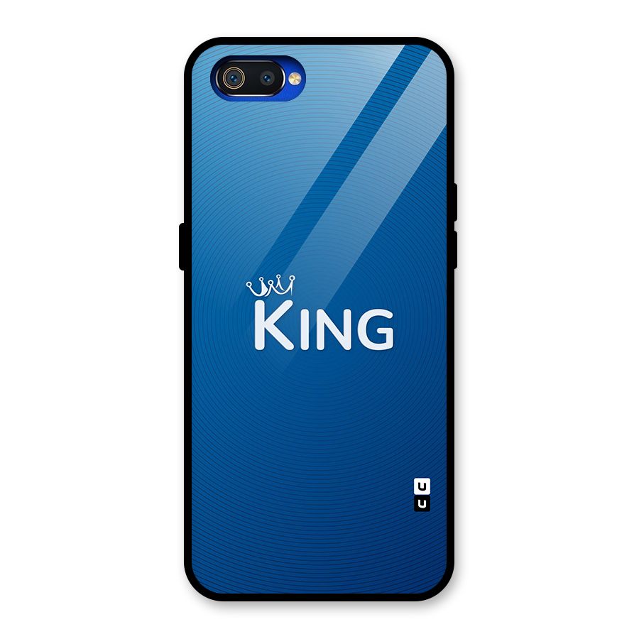 Royal King Glass Back Case for Realme C2