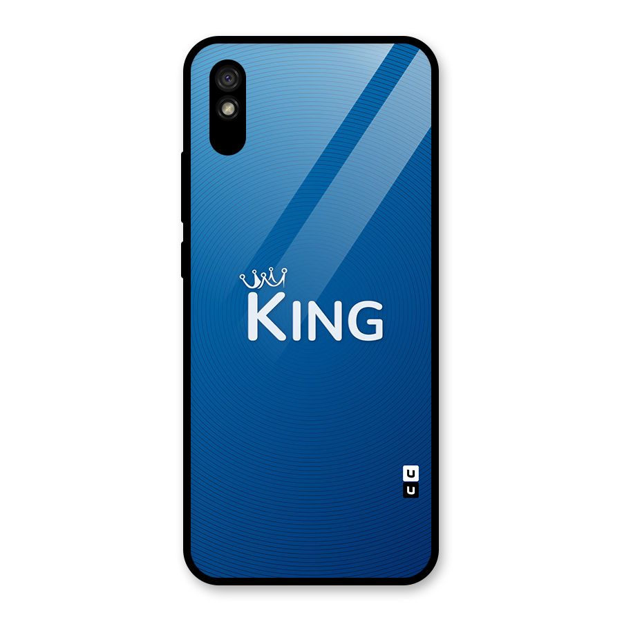 Royal King Glass Back Case for Redmi 9A